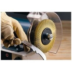 3M Brosse Radiale Bristle Brush BB-ZB, Ø X Épais. : 150 X 12 Mm, Grain 80, Couleur Jaune, Nombre De Segments : 8 -3M Soldes Magasin 1262156 4