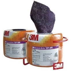 3M Rouleau De Non-tissé Abrasif, Perforé, Degré De Finesse : Très Fin, Dimensions Du Papier Abrasif 115 X 150 Mm, Quantité De Tampons 35