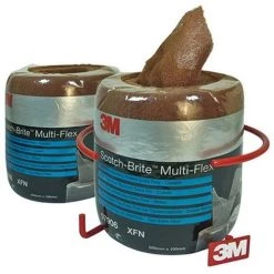 3M Rouleau De Non-tissé Abrasif, Perforé, Degré De Finesse : Très Fin, Dimensions Du Papier Abrasif 100 X 200 Mm, Quantité De Tampons 60