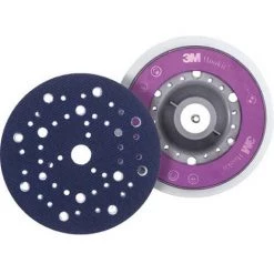 3M Plateau Pour Meules Auto-agrippantes Hookit (TM), Fixation : 5/16'', Modèle Soft, Ø 150 Mm