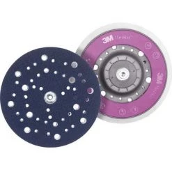 3M Plateau Pour Meules Auto-agrippantes Hookit (TM), Fixation : M8, Modèle Soft, Ø 150 Mm