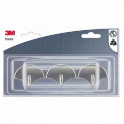 Barrette Adhésive De 3 Crochets - éventail - Gris 3M