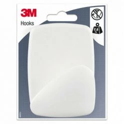 Crochet Adhésif - Rectangle - Blanc 3M