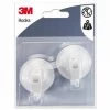 Crochets à Ventouse - Blanc (x2) 3M -3M Soldes Magasin 14116053 1