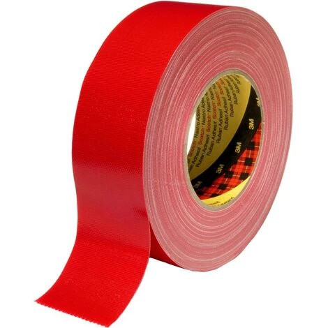 3M 3M 389R100 Ruban Adhésif Toilé Rouge (L X L) 50 M X 10 Cm 1 Pc(s) - Rouge 4 3M 3M 389R100 Ruban Adhésif Toilé Rouge (L X L) 50 M X 10 Cm 1 Pc(s) - Rouge – Image 2