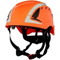 3M X5007V-CE Casque De Protection Avec Capteur UV, Réfléchissant, Avec Aération Orange EN 397, EN 12492 - Orange -3M Soldes Magasin 14483227 2
