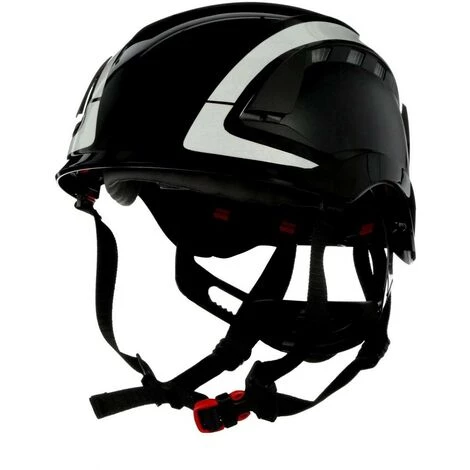 3M X5012V-CE Casque De Protection Avec Capteur UV, Réfléchissant, Avec Aération Noir EN 397, EN 12492 4 3M X5012V-CE Casque De Protection Avec Capteur UV, Réfléchissant, Avec Aération Noir EN 397, EN 12492 – Image 2
