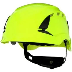 3M SecureFit X5514V-CE-4 Casque De Protection Avec Aération, Avec Capteur UV Vert Fluorescent EN 397 - Vert Fluorescent -3M Soldes Magasin 14673823 2