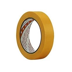 3M? RUBAN ADHÉSIF DE MASQUAGE PAPIER LISSE 244, 24 MM X 50 M, 0,08 MM, JAUNE (9 PACK)