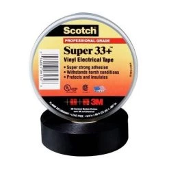 RUBAN ISOLANT 3M SUPER33+-25X33 NOIR (L X L) 33 M X 25 MM 1 ROULEAU(X)