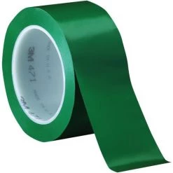RUBAN ADHÉSIF VINYLE 3M 471 HAUTE PERFORMANCE, VERT, 50 MM X 33 M 68822