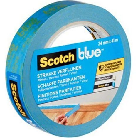 3M 3M 2093ELDABE24 Ruban De Masquage Pour Peinture ScotchBlue™ Bleu (L X L) 41 M X 24 Mm 1 Pc(s) - Bleu 3 3M 3M 2093ELDABE24 Ruban De Masquage Pour Peinture ScotchBlue™ Bleu (L X L) 41 M X 24 Mm 1 Pc(s) - Bleu