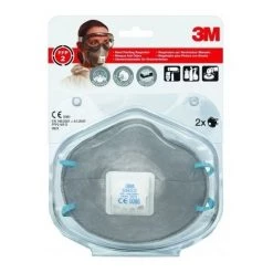3M MASQUE RESPIRATOIRE 9922C2, CLASSE DE PROTECTION FFP2 -3M Soldes Magasin 14839796 3