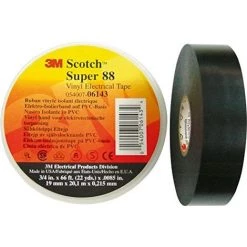 3 M ? ALLEMAGNE PVC ISOLANT ÉLECTRIQUE RUBAN RUBAN DE 19 MM 19 X 20 SCOTCHSUPER88 X20 M SW 3M 80611615081