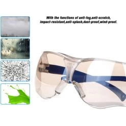 3M Lunettes De Securite, Anti-Poussiere Anti-Rayures -3M Soldes Magasin 18811420 3