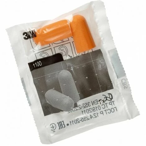 Bouchons Anti Bruit (37 DB) Mousse 3M 1100, Lot De 6 Paires - Orange 4 Bouchons Anti Bruit (37 DB) Mousse 3M 1100, Lot De 6 Paires - Orange – Image 2