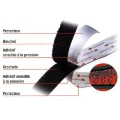 3M Adhésif Double-face Auto-agrippant Scotchmate SJ352D Largeur 25.4 Mm, Boîte De 2 Rouleaux De 5 M -3M Soldes Magasin 19065330 3