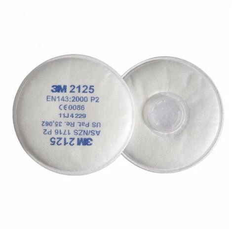 3M Filtre 2125 P2 Anti-poussières - Boite De 20 3 3M Filtre 2125 P2 Anti-poussières - Boite De 20