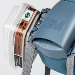 3M 7502 De Securite Respirateurs Demi-Masque Visage Avec Filtre Cartouche Masques Coton Couverture Gaz Gaz Acide De Vapeurs Organiques Protection Formaldehyde Pour L'Industrie Chimique Peinture, 1# -3M Soldes Magasin 23740290 3