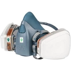 3M 7502 De Securite Respirateurs Demi-Masque Visage Avec Filtre Cartouche Masques Coton Couverture Gaz Gaz Acide De Vapeurs Organiques Protection Formaldehyde Pour L'Industrie Chimique Peinture, 1# -3M Soldes Magasin 23740290 4