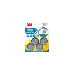 3M Patin Glisseur Alvéolé Glisdome Gris - Quantité: 4 - Ø (en Mm): 30 -3M Soldes Magasin 26515583 3