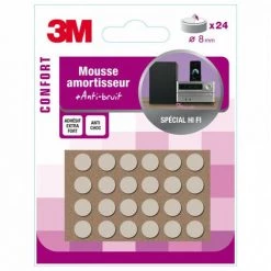 Amortisseurs Adhésifs En Mousse Gris Ø10mm (x36) 3M