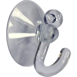 3M Lot De 3 Crochets à Ventouse 3M, Transparent