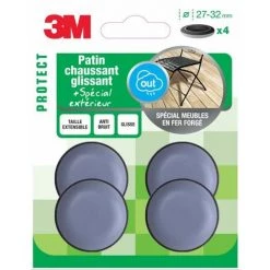 3M Lot De 4 Patins En Plastique 3M