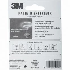 3M Lot De 4 Patins En Plastique 3M -3M Soldes Magasin 35369089 4