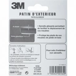 3M Lot De 4 Patins En Plastique 3M 9 3M Lot De 4 Patins En Plastique 3M -3M Soldes Magasin 35369093 4