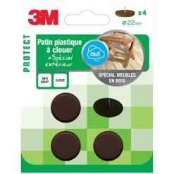 3M Lot De 4 Patins En Plastique 3M