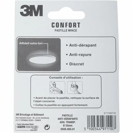 3M Lot De 4 Pastilles En Plastique 3M 5 3M Lot De 4 Pastilles En Plastique 3M – Image 3