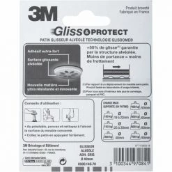 3M Lot De 4 Patins En Plastique 3M -3M Soldes Magasin 35817919 4