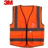 3M Gilet Reflechissant Haute Visibilite, Gilet De Securite Cycliste, Avec Poches Et Design Zippe, Orange Fluo, Taille Xxl -3M Soldes Magasin 36604486 1