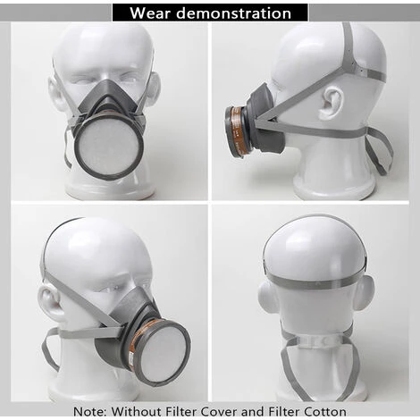 3M 3200 Masque A Poussiere Elasticite Elevee 3200 Masque Principal Sans Filtre Couvercle Et Filtre Coton Coton Protection Masque Fit Face Grey 6 3M 3200 Masque A Poussiere Elasticite Elevee 3200 Masque Principal Sans Filtre Couvercle Et Filtre Coton Coton Protection Masque Fit Face Grey – Image 4