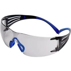 3M 3M SF407SGAF-BLU Surlunettes Avec Protection Anti-buée Bleu, Gris DIN EN 166, DIN EN 170, DIN EN 172