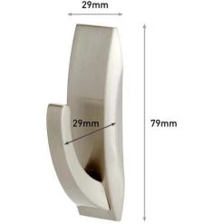 3M 3M Crochet Métallique Medium Command™ « Modern Reflection » (L X L X H) 79 X 29 X 29 Mm Nickel (brossé) Contenu: 1 P -3M Soldes Magasin 39646063 3