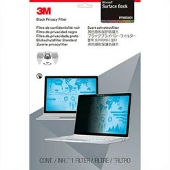 3M Filtre De Confidentialité Pour Microsoft® Surface® Book - Ordinateur Portable - Filtre De Confidentialité Sans Bords Pour Ordinateur - Noir - Noir - Translucide - Anti-reflet - LCD (PFNMS001)
