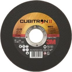 Disque à Tronçonner Cubitron II D115x1 Mm Droit INOX Perçage 22,23 Mm 3M (Par 25)