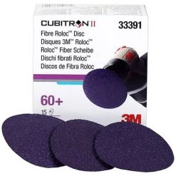 33391 3M Cubitron ABRASIVE II DISCS Roloc GRIT 60+ PIECES 15