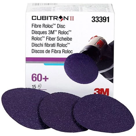 33391 3M Cubitron ABRASIVE II DISCS Roloc GRIT 60+ PIECES 15 3 33391 3M Cubitron ABRASIVE II DISCS Roloc GRIT 60+ PIECES 15
