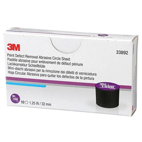 3M 33892 ABRASIF DISQUE P1500 10 FEUILLES 3 3M 33892 ABRASIF DISQUE P1500 10 FEUILLES