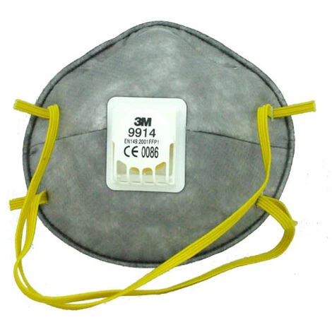 3M 9914 RESPIRATEUR AVEC CARBONE FFP1 PIECES 10 3 3M 9914 RESPIRATEUR AVEC CARBONE FFP1 PIECES 10