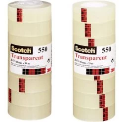 Ruban Adhésif Scotch® 550 3M 5501933 Transparent (L X L) 33 M X 19 Mm Acrylate 8 Pc(s) -3M Soldes Magasin 4420605 2