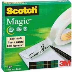 Ruban Adhésif Scotch® Magic™ 810 3M M8101966 Transparent (L X L) 66 M X 19 Mm Acrylate 1 Pc(s) - Mat