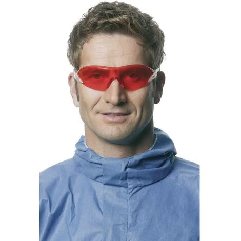 Lunettes De Protection Avec Verres En Polycarbonate 3M DE272933123 Rouge-orange 4 Lunettes De Protection Avec Verres En Polycarbonate 3M DE272933123 Rouge-orange – Image 2