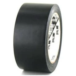 Ruban Adhésif Vinyle 3M 764 Noir 50mm - Noir