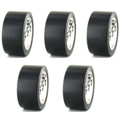 Lot De 5 Rubans Adhésifs Vinyle 3M - Noir - 50mm - 764N-50 - Noir