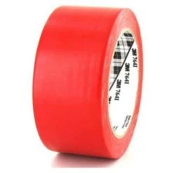 Ruban Adhésif Vinyle 3M - Rouge - 50mm - 764R-50 - Rouge