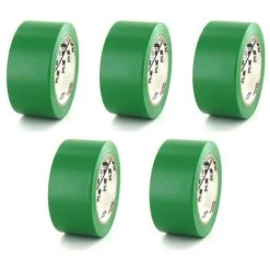 Lot De 5 Rubans Adhésifs Vinyle 3M - Vert - 50mm - 764V-50 - Vert